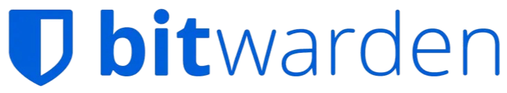 Logo Bitwarden, partenaire technologique d’Eosium en gestion des mots de passe